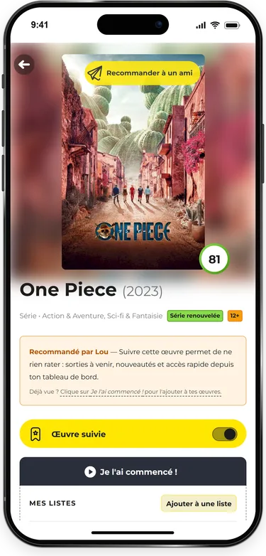 Le détail d’une œuvre dans Gemster sur iPhone