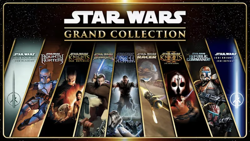 La collection Star Wars Grand Collection et ses jeux de plusieurs genres.